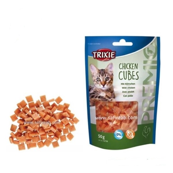 تشویقی گربه تریکسی رشته ای مرغ و کت نیپ